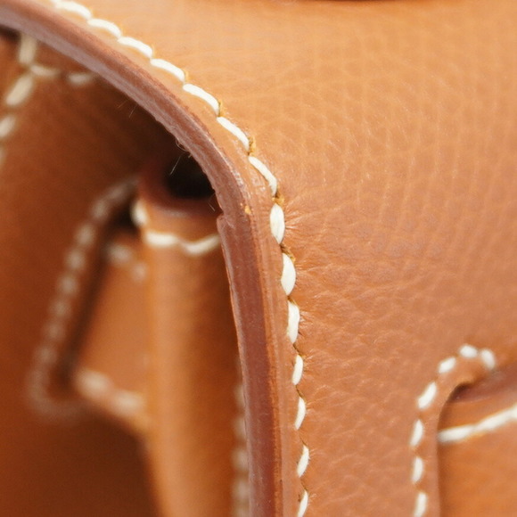 Hermes handbag Kelly 28 Cushvel gold C stamp ladies - Picture 13 of 16